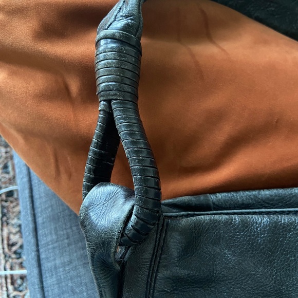 Derek Alexander distressed leather hobo bag - Picture 9 of 9